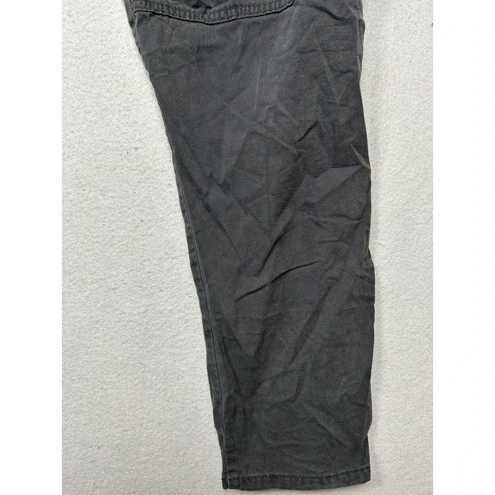 Wrangler Regular Taper Cotton Black 38x30 Mens